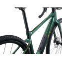 transmisión de la detalle del cuadro de carbono de Bicicleta gravel Liv Devote Advanced 2 2024 PARA MUJER en talla pequeña verde