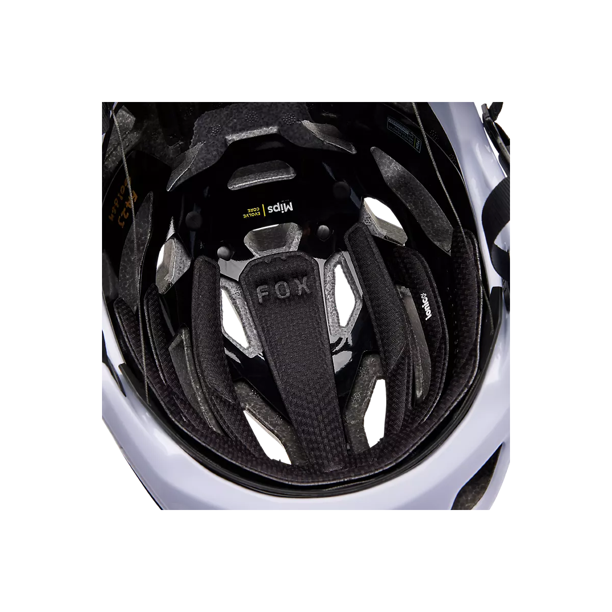 espumas del Casco Fox Crossframe Pro MTB Gravel / Carretera en color blanco brillante