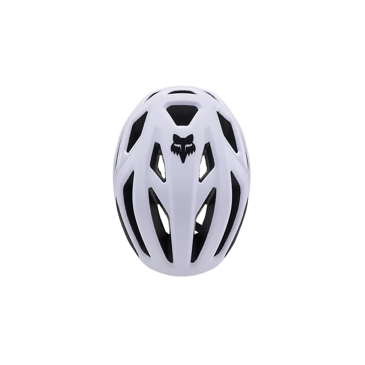 superior del Casco Fox Crossframe Pro MTB Gravel / Carretera en color blanco brillante