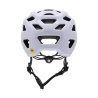 trasera del Casco Fox Crossframe Pro MTB Gravel / Carretera en color blanco brillante
