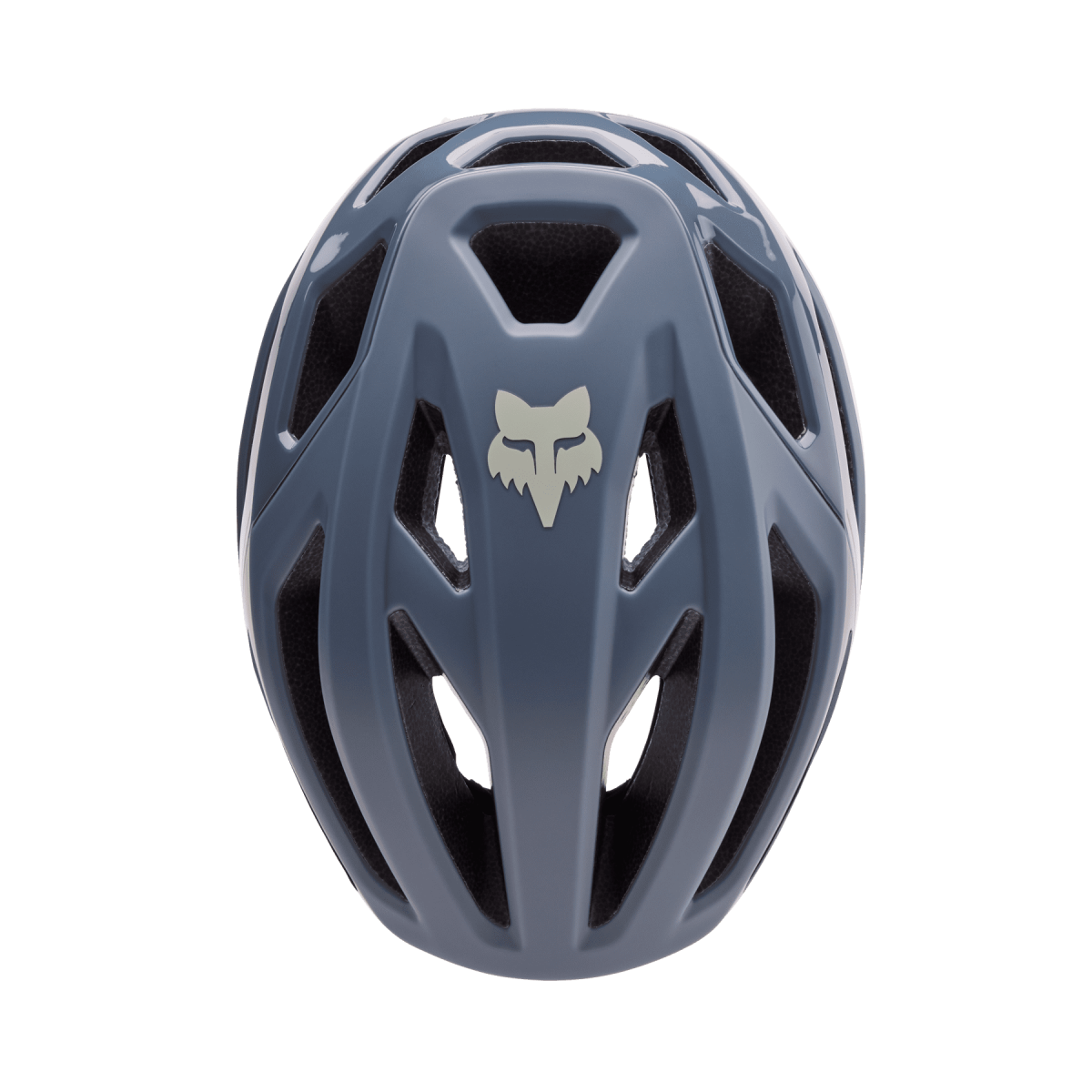 lateral del Casco Fox Crossframe Pro MTB Gravel / Carretera en color gris brillante
