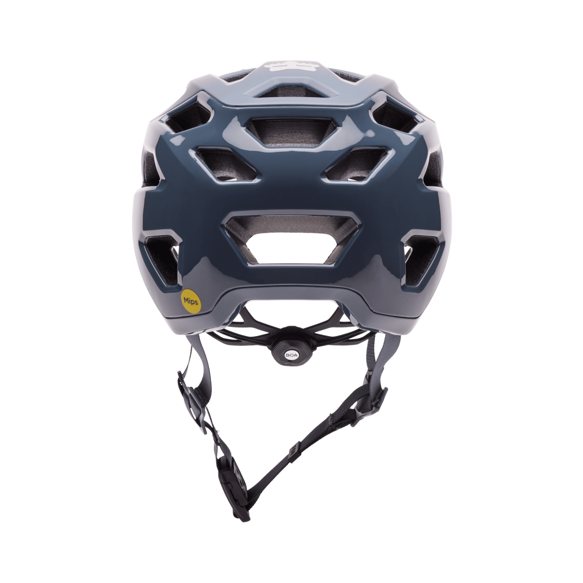 lateral del Casco Fox Crossframe Pro MTB Gravel / Carretera en color gris brillante