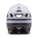 trasera del Casco integral de enduro Fox Proframe RS TAUNT 32206 negro y blanco
