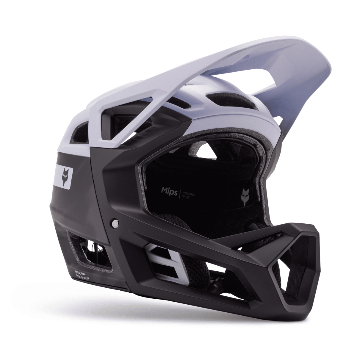 Casco integral de enduro Fox Proframe RS TAUNT 32206 negro y blanco