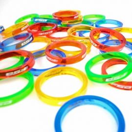FSA SPACER espaciadores de dirección transparentes 5mm 1 unidad