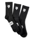 Pack 3 calcetines Fox Ranger 6" color negro/blanco 31528-001