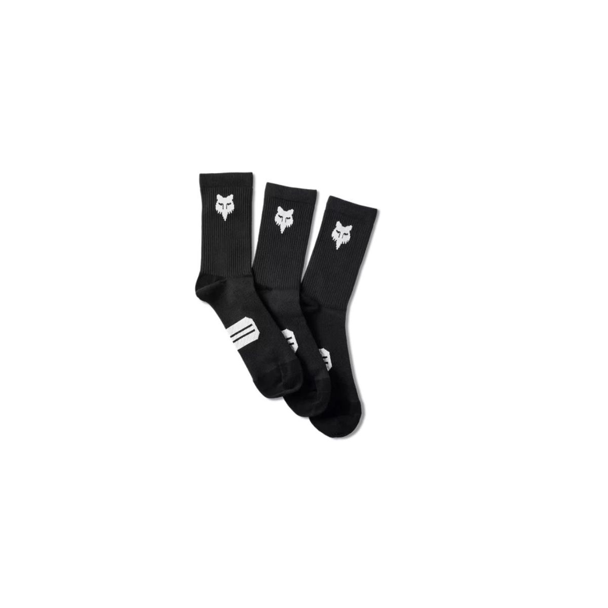 Pack 3 calcetines Fox Ranger 6" color negro/blanco 31528-001
