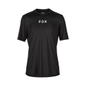 Camiseta técnica de bicicleta de manga corta Fox Ranger Moth en color negro 32362-001