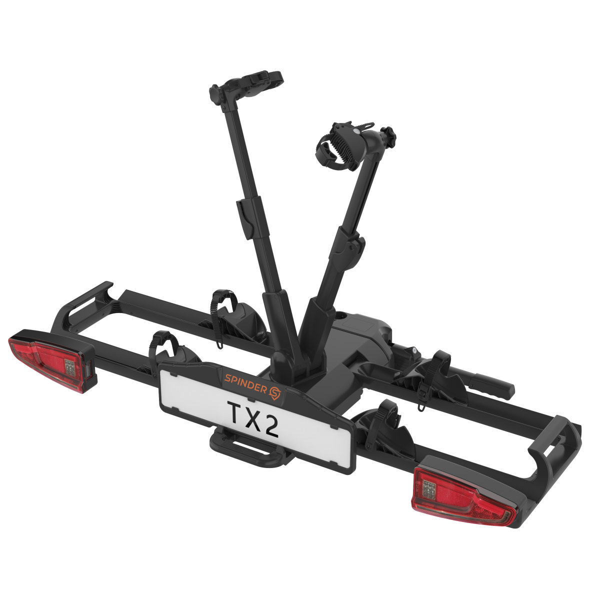 Portabicicletas de bola Spinder TX 2 bicicleta para EBIKE con luces de LED