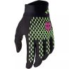 Guantes Fox Defend Race negro amarillo con protección en los nudillos