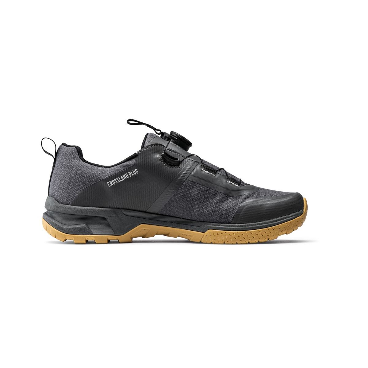 Zapatillas Northwave Crossland Plus para pedal de plataforma negro gris con suela vibram