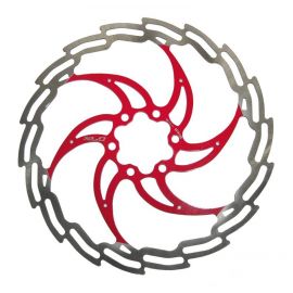 Disco de freno XLC BR-X02 203mm rojo