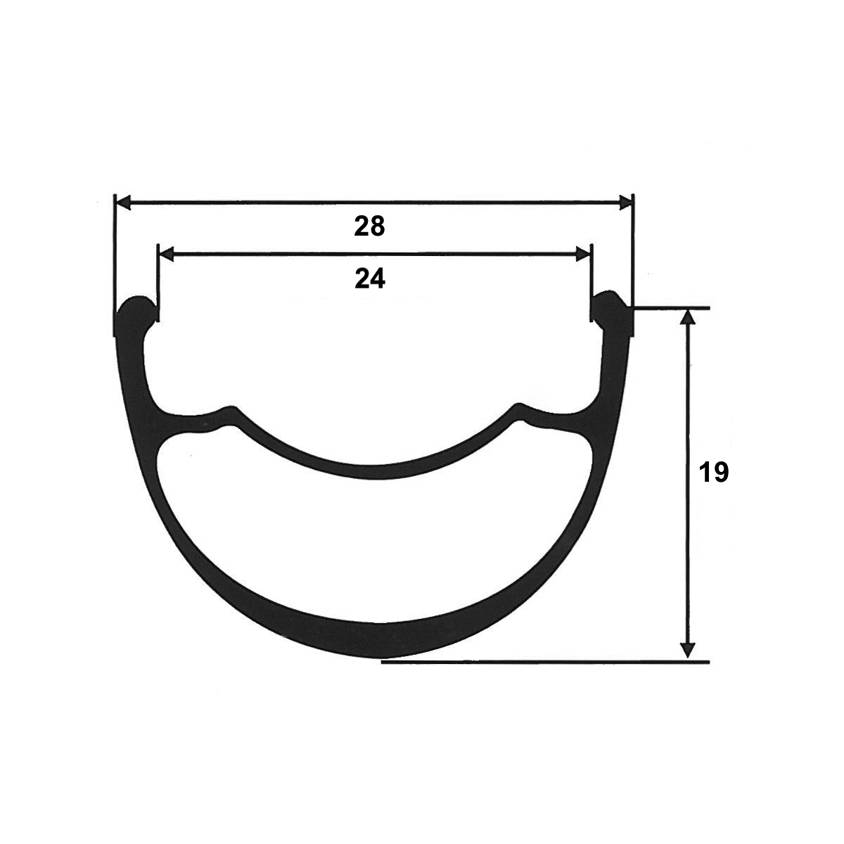 medidas Rueda delantera Gurpil ALPHA 29" 6t Boost 15x110mm