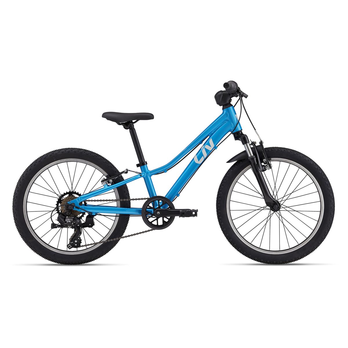 lateral de la Bicicleta de niña/niño Liv Tempt 20" azul