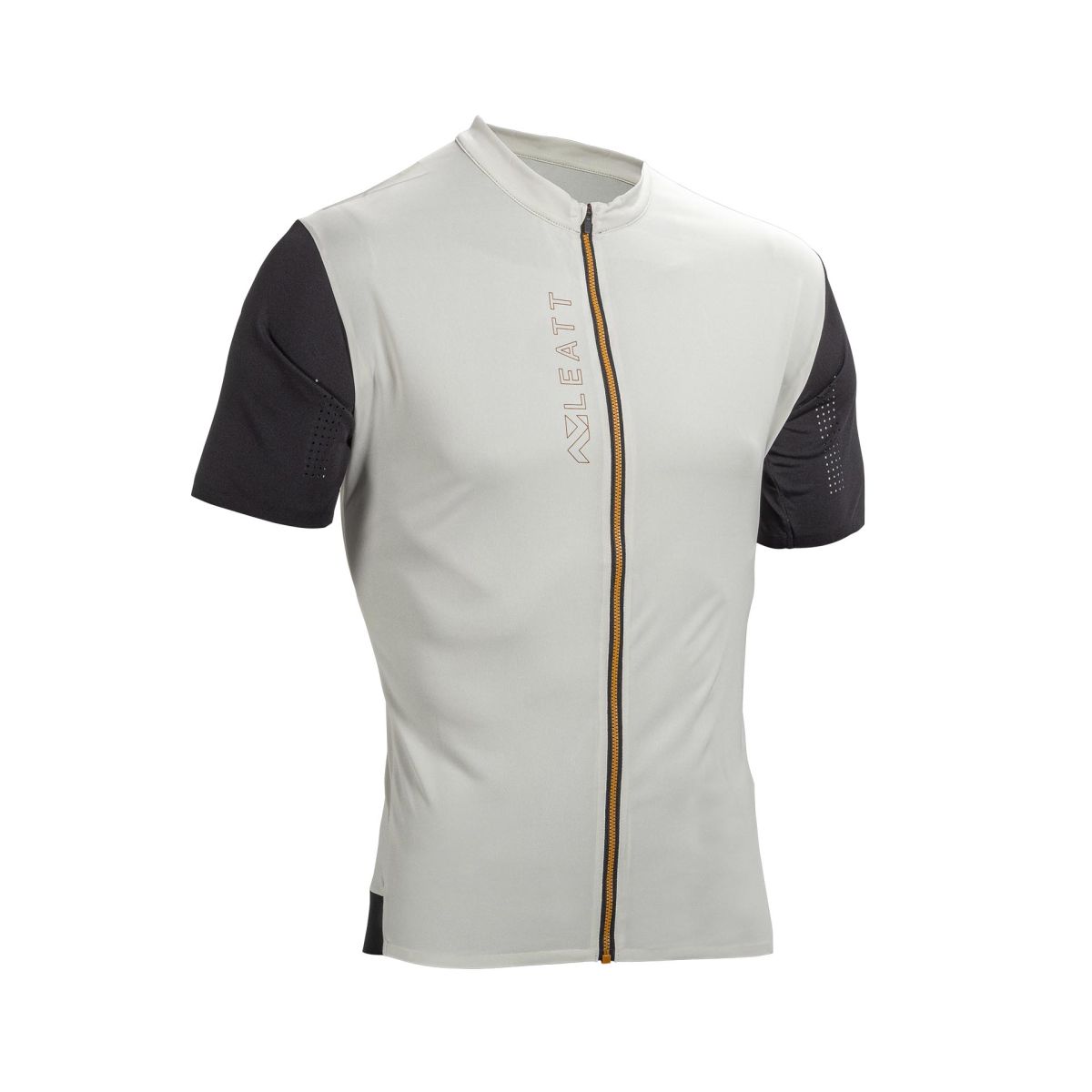Maillot de manga corta Leatt MTB Trail 3.0 con cremallera en color crema