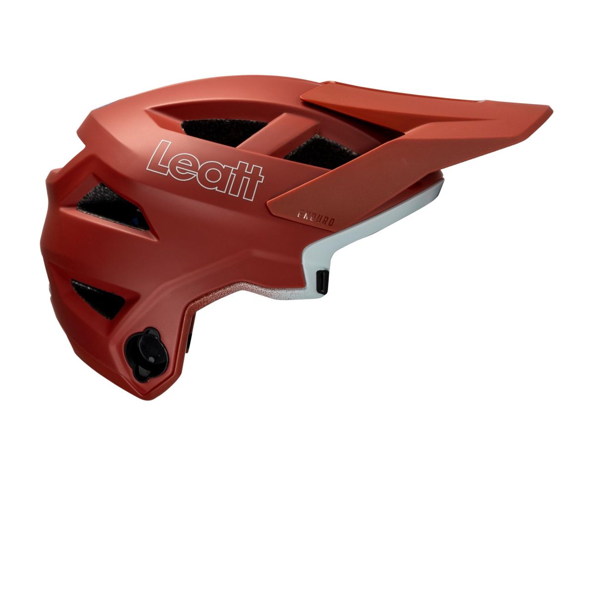 Casco desmontado Leatt MTB Enduro 2.0 V25 ROJOLAVA y gris