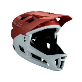 Casco integral desmontable Leatt MTB Enduro 2.0 V25 ROJOLAVA y gris