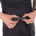 cierre del pantalón  largo negro del Kit Leatt MTB 1.0 Ride  para mtb enduro