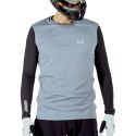 camiseta gris negra Kit Leatt MTB 1.0 Ride negro / gris