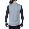 espalda de la camiseta Kit Leatt MTB 1.0 Ride  gris / negro