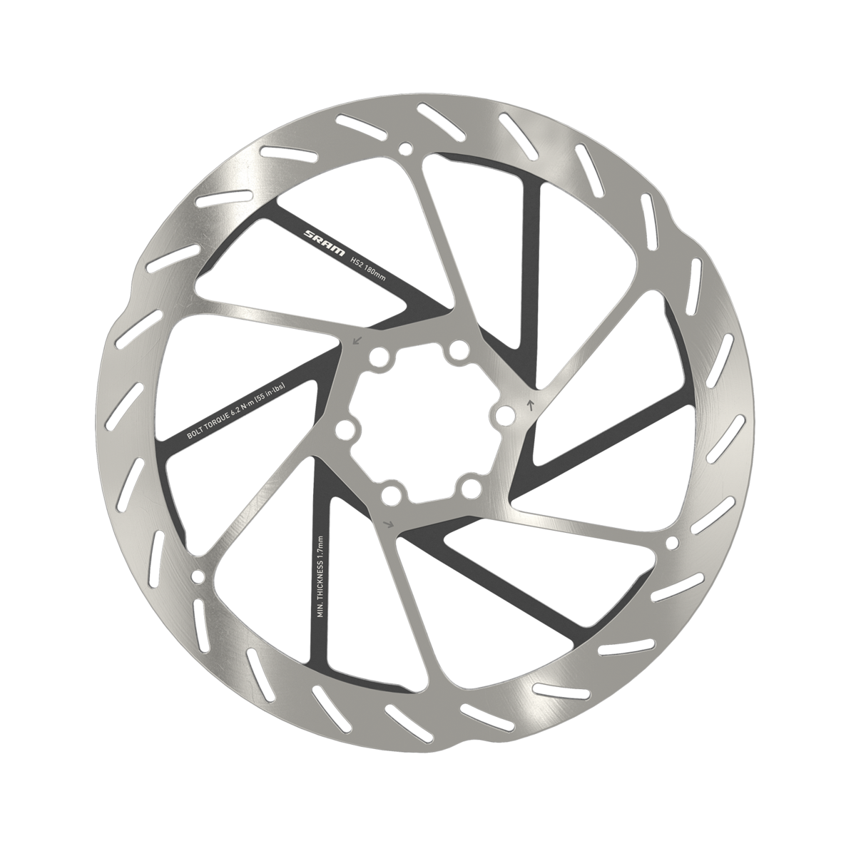 Disco original Sram HS2 160/180/200/220mm 6 tornillos