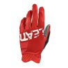 Guantes largos de bicicleta para mtb enduro trail o XC Leatt Mtb 1.0 GripR en color ROJO