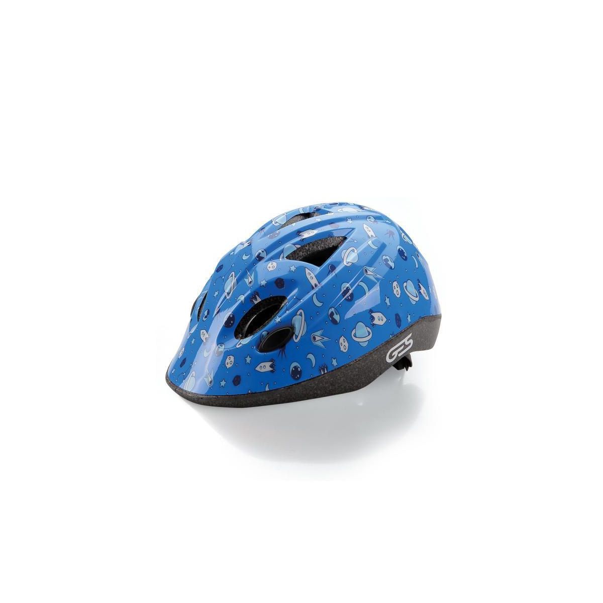 Casco de niño/niña GES Dokky TALLA UNICA (47-53cm) con planetas en color azul