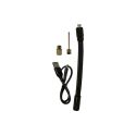 cables de Compresor de Aire con Manometro ProUser AC2400 para inflar neumaticos de bicicleta o moto