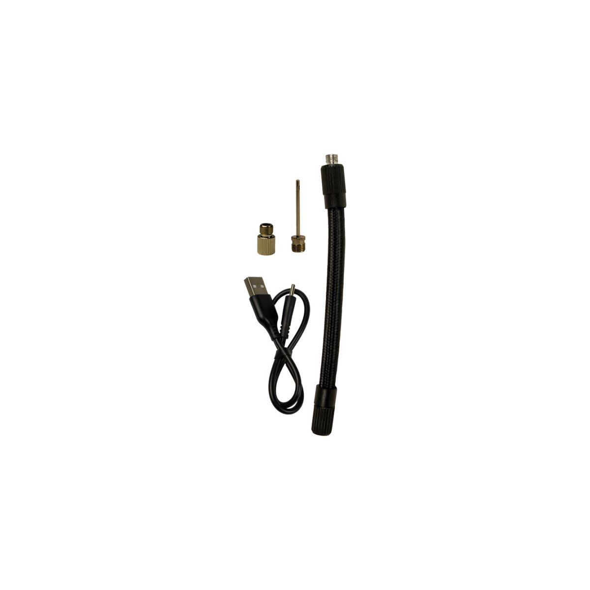 cables de Compresor de Aire con Manometro ProUser AC2400 para inflar neumaticos de bicicleta o moto