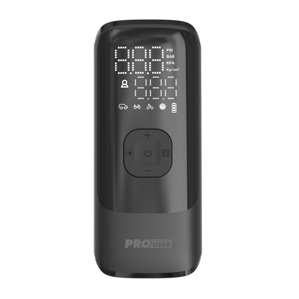Compresor de Aire con Manometro ProUser AC2400 para inflar neumaticos de bicicleta o moto