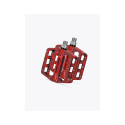 Pedales de plataforma Dartmoor Stream Pro aluminio rojo
