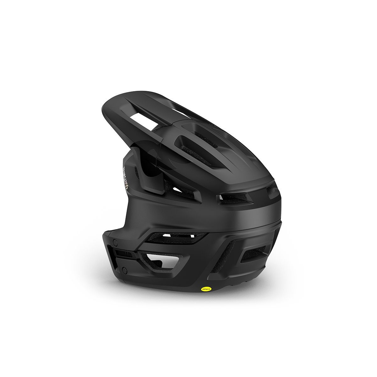 parte trasera del  Casco de enduro Bluegrass Jetro Mips 3/4 negro mate