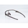 montura marrón transparente de las Gafas Raptor TBV TR90 con cristal transparente para MTB