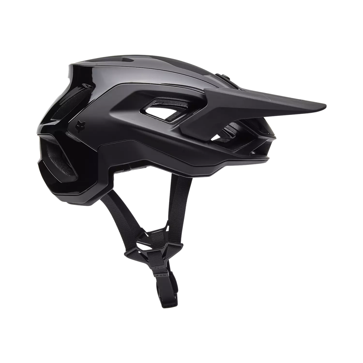 lateral del Casco de enduro Fox Speedframe RS Negro Mate | Seguridad y Confort en MTB negro mate y brillo