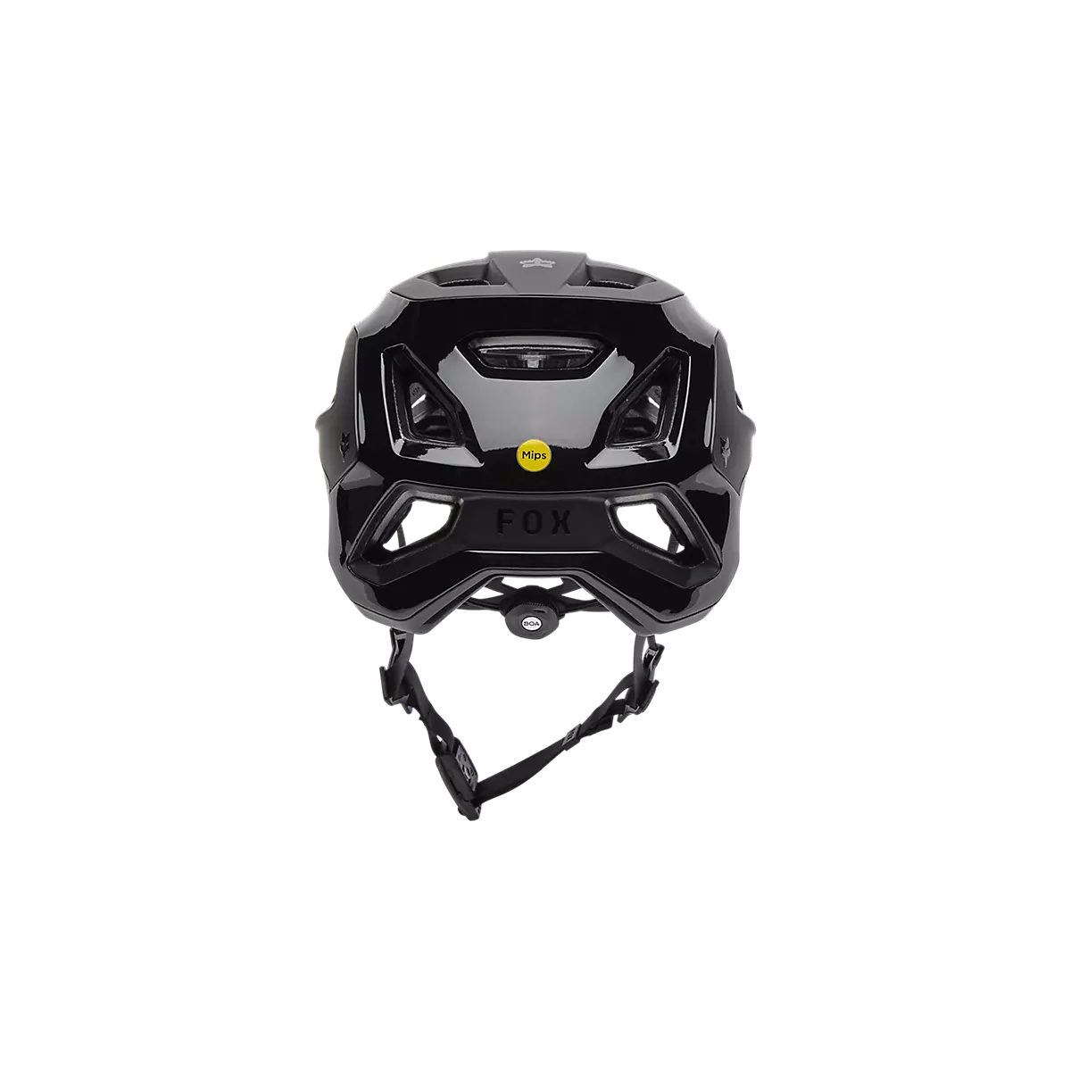 trasera del Casco de enduro Fox Speedframe RS Negro Mate | Seguridad y Confort en MTB negro mate y brillo