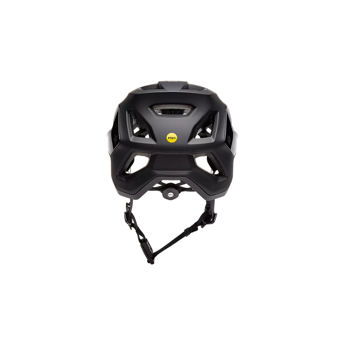 VISTA TRASERA DEL Casco de enduro Fox Speedframe Pro Negro Mate Mips