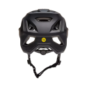 vista trasera del nuevo Casco de enduro Fox Speedframe Solid Negro Mips