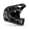Casco integral Enduro Fox Proframe Frecuency MIPS color negro y verde militar 33479-373