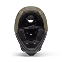 interior del Casco integral Enduro Fox Proframe Frecuency MIPS color negro y verde militar 33479-373