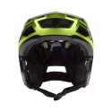 frontal del Casco Enduro Fox Dropframe Mips New logo 31931-130 amarillo y negro