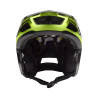 frontal del Casco Enduro Fox Dropframe Mips New logo 31931-130 amarillo y negro