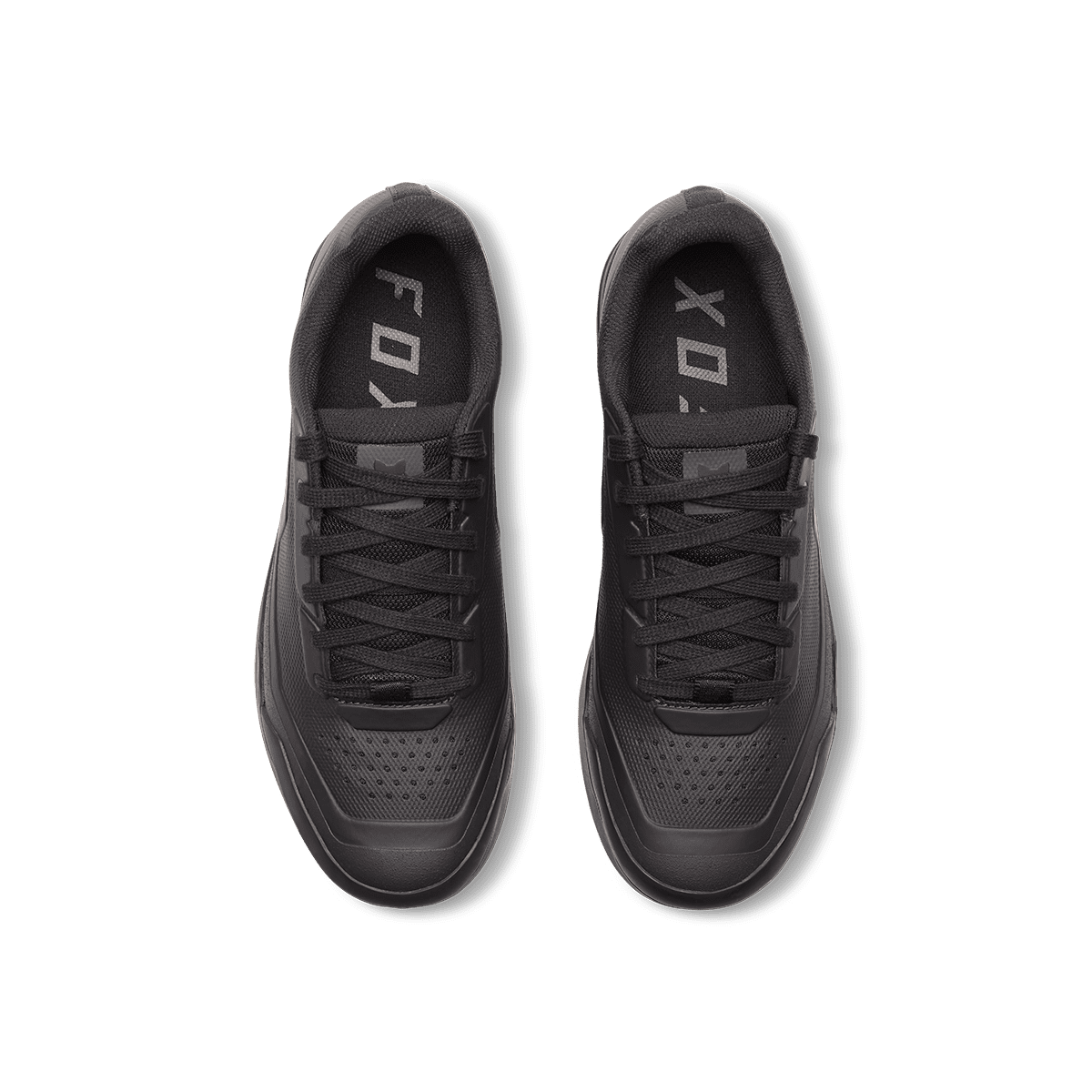 vista superior de las Zapatillas para pedal de plataforma FOX Union de mtb enduro en color negro 29354-001