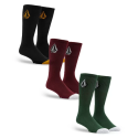Pack 3 calcetines Volcom Full Stone MIX