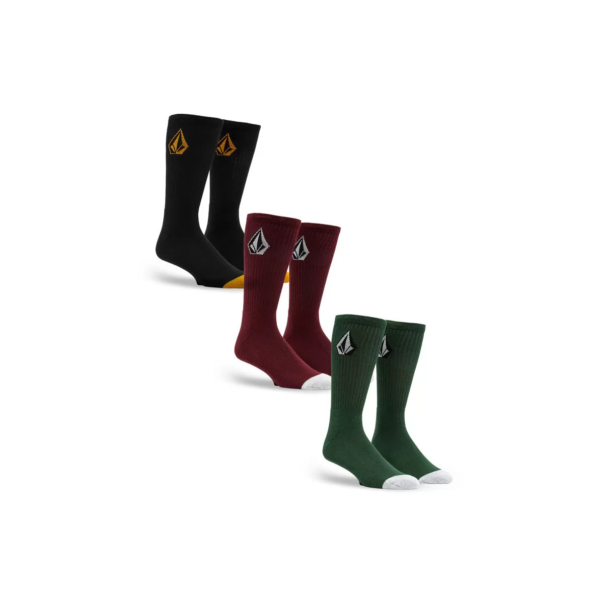 Pack 3 calcetines Volcom Full Stone MIX