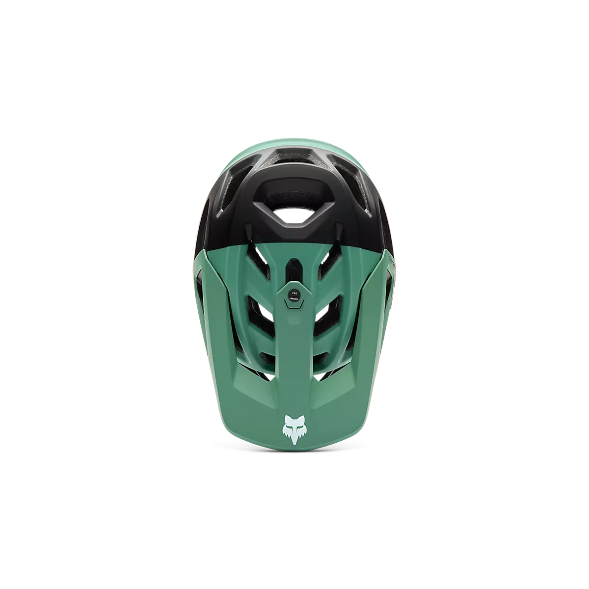 parte superior Casco integral Enduro Fox Proframe RS Sol MIPS verde pino y negro 33476-391