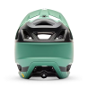 parte traseraCasco integral Enduro Fox Proframe RS Sol MIPS verde pino y negro 33476-391