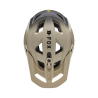vista superior Casco de enduro Fox Speedframe Pro BackFade Mips 33509-242 color crema y negro