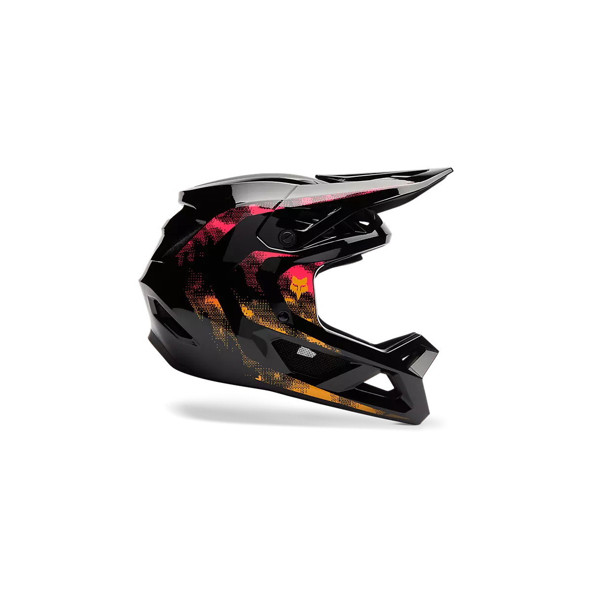 lateral Casco integral Fox Rampage Kairos Mips 36911-279 negro naranja rosa