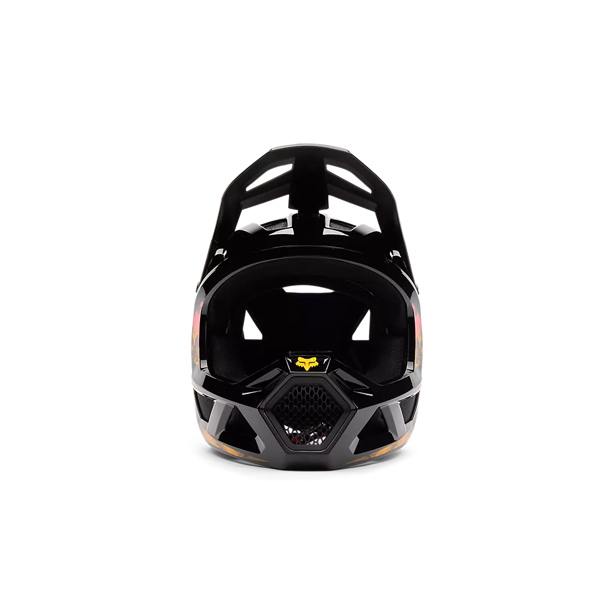 frontal Casco integral Fox Rampage Kairos Mips 36911-279 negro naranja rosa