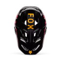 vista superior Casco integral Fox Rampage Kairos Mips 36911-279 negro naranja rosa